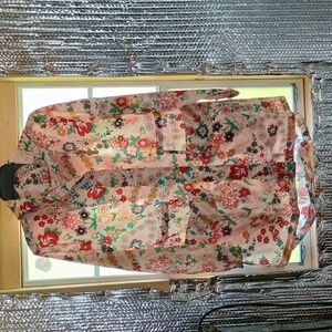 Vera Bradley Prairie Paisley Packable Raincoat